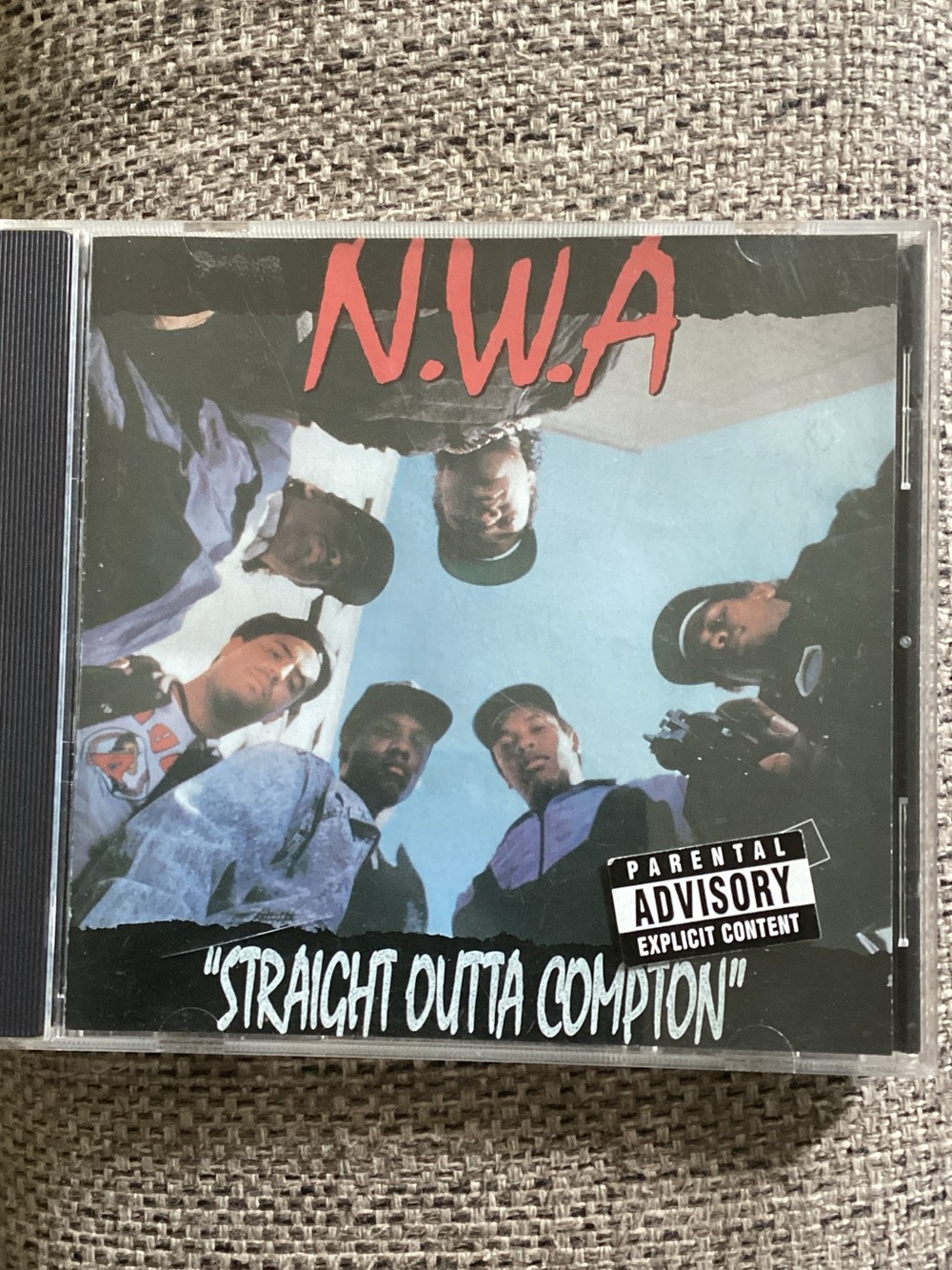 Straight Outta Compton CD - Black/Blue Cover
